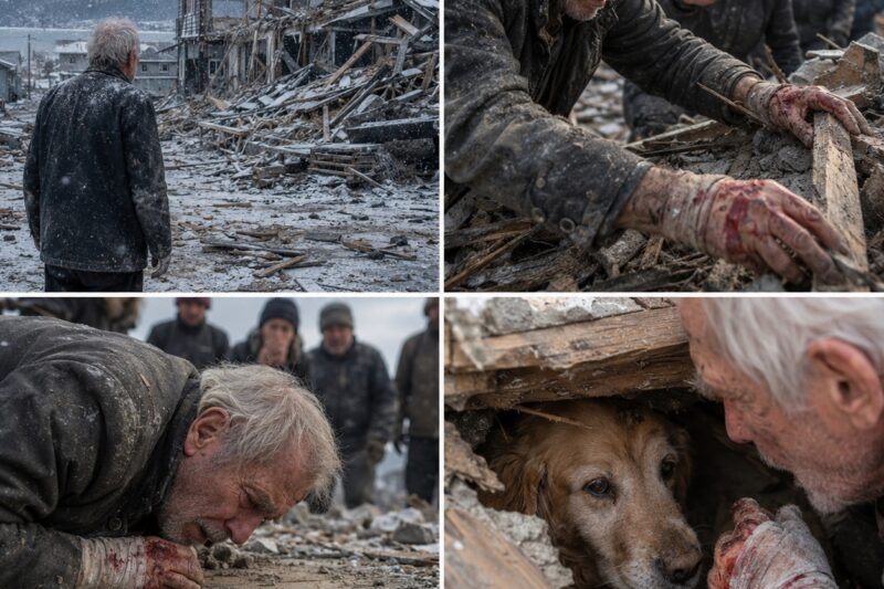 The only thing he still believed might be alive was the golden retriever who remembered the sound of her voice.