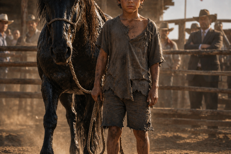 Millionaire Bet No One Could Tame His Horse – Until A Street Boy Amazed Everyone!
