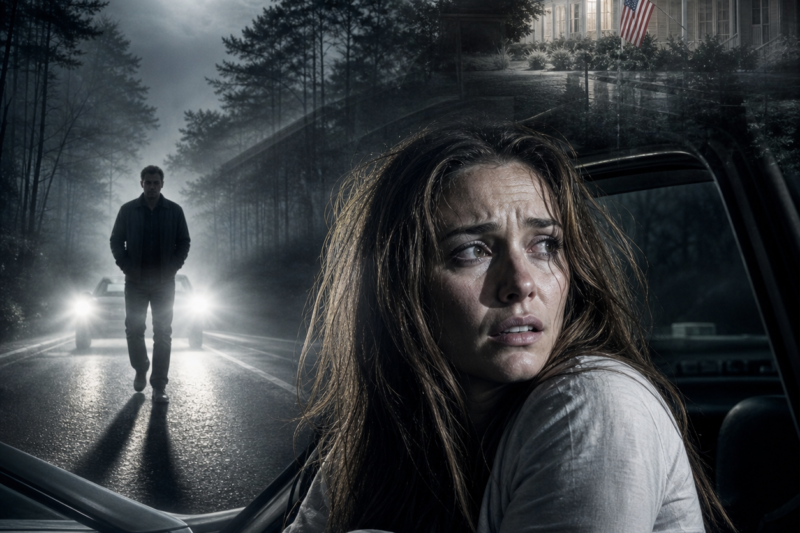 MY HUSBAND SAID HE WAS TAKING ME TO THE HOSPITAL… BUT INSTEAD, HE DROVE ME DOWN A DARK FOREST ROAD IN AMERICA AND WHISPERED, “I POISONED YOUR FOOD. YOU HAVE 30 MINUTES.”