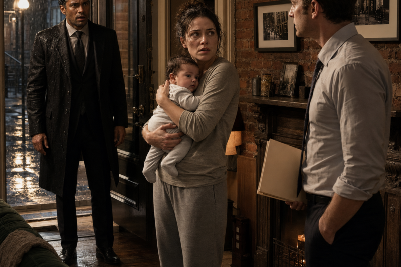 MILES WHITAKER HEARD A NEWBORN CRYING BEHIND HIS EX-WIFE’S DOOR BEFORE HE HEARD THE MAN’S VOICE….