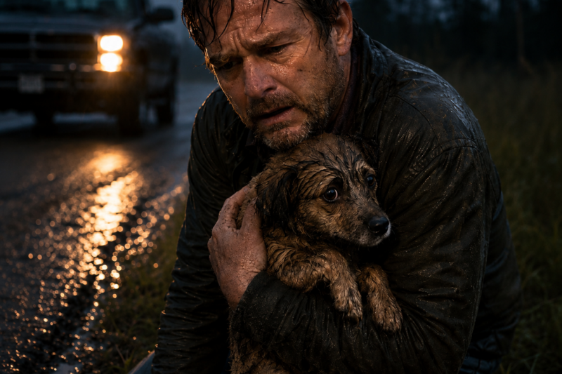 I HEARD HIS CRY ON A ROAD I WAS NEVER SUPPOSED TO TAKE. THREE MONTHS LATER, THAT SOUND STILL WAKES ME UP AT NIGHT. AND THE WORST PART IS WHAT I DID AFTER I SAVED HIM.