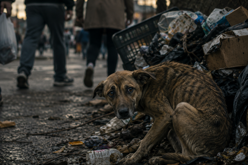EVERYONE WALKED AROUND HIM LIKE HE WAS PART OF THE TRASH, BUT HIS EYES FOLLOWED US AS IF HE STILL REMEMBERED EVERY HAND THAT HAD HURT HIM.