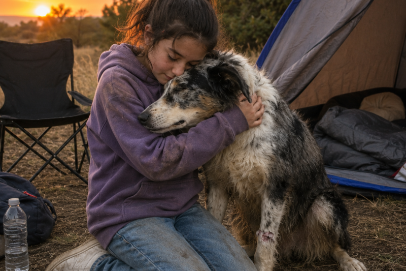 AVA WAS ELEVEN WHEN SHE CHOSE THE DOG OVER HER OWN COMFORT. THE TENT WAS FREEZING, HER MOTHER WAS COUNTING THEIR LAST DOLLARS, AND THE STRAY OUTSIDE WAS SHAKING TOO HARD TO STAND. THEN AVA SAID ONE SENTENCE THAT MADE HER MOTHER STOP BREATHING.
