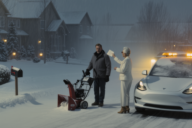 HOA BANNED MY SNOWBLOWER AT 6 A.M. — SO I CHECKED THE OLD DEED AND FOUND OUT THEIR ROAD BELONGED TO ME