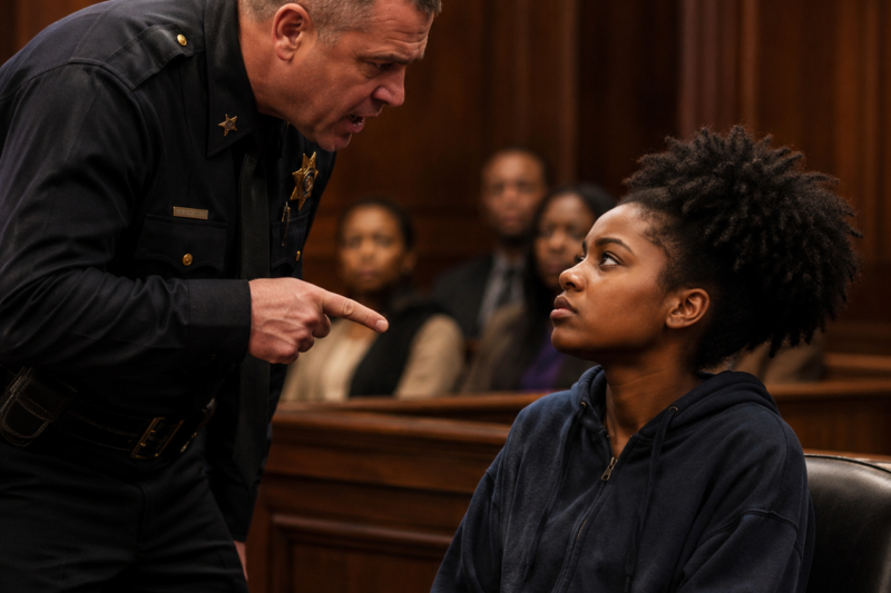 Black Girl GOT SLAPPED in Court — Then Her CIA Mom Walked In