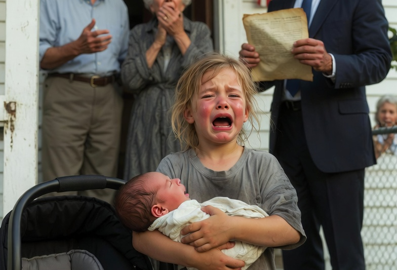 My aunt f0rced my six-month-old baby brothers and me onto the front porch because I used one extra scoop of a $24 formula can.