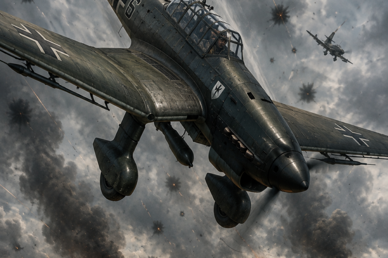 The Screaming Dive B0mber That Ruled Europe—Until the Sky Turned the Ju-87 Stuka Into Prey