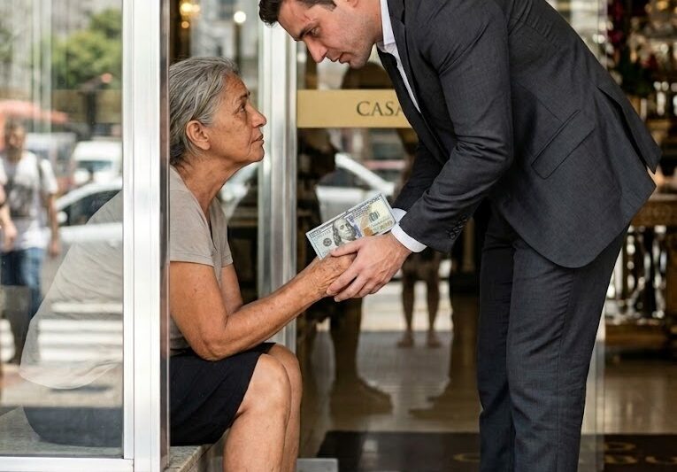 The Restaurant Owner Saw Me Sitting Outside Like a Servant… Then He Called Me by the Name No One Had Used in 40 Years