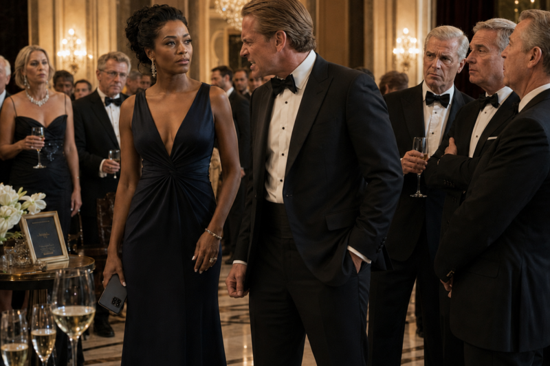 THE BILLIONAIRE CALLED HIS BLACK WIFE “STUPID” AT A FINANCE GALA—12 HOURS LATER, HE LEARNED SHE MANAGED BILLIONS WITHOUT HIM
