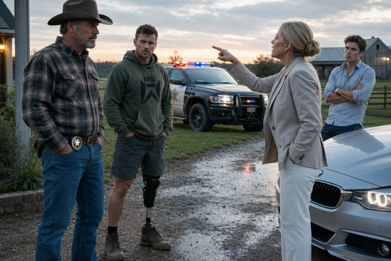 HOA KAREN CALLED 911 DEMANDING I LEAVE MY RANCH — HER SON “NEEDED IT,” UNTIL SHE LEARNED I WAS THE SHERIFF