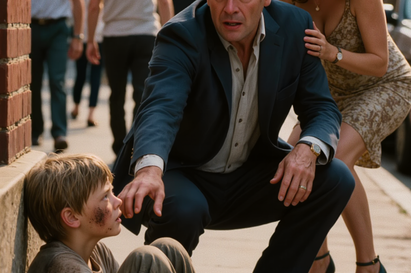 The Millionaire’s Fiancée Pointed at a Barefoot Boy and Whispered, “He Looks Like