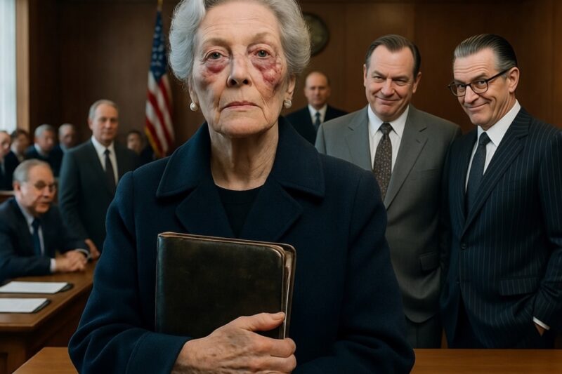 MY SON AND HIS WIFE LAUGHED WHEN I WALKED INTO COURT, WHISPERING THAT THEY WOULD LEAVE ME WITH NOTHING.