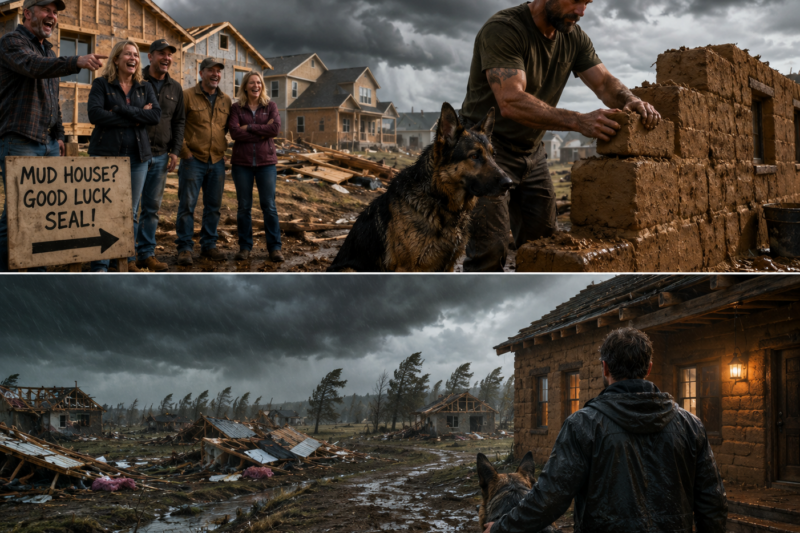 Everyone Laughed at the Navy SEAL Building with Mud Bricks—Until Their Nail Houses Fell Apart in the Storm
