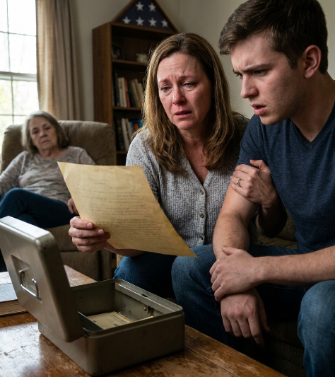WHEN THEY DUMPED MY GRANDMOTHER ON MY DOORSTEP AND SOLD HER HOUSE, THEY THOUGHT SHE WAS TOO CONFUSED TO REMEMBER — BUT HER SAFE-DEPOSIT BOX HELD THE LIE THAT COULD DESTROY THEM ALL
