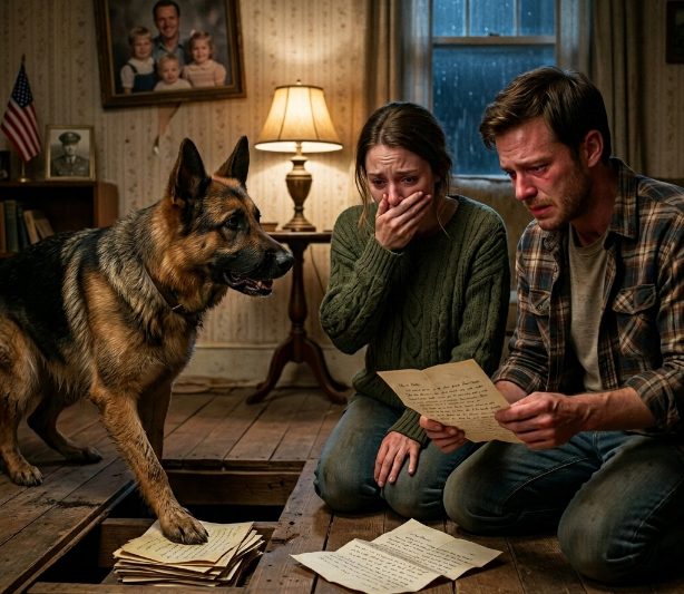 THE DOG FOUND THE FIRST LETTER AFTER EVERYONE HAD ALREADY FORGIVEN THE WRONG PERSON.