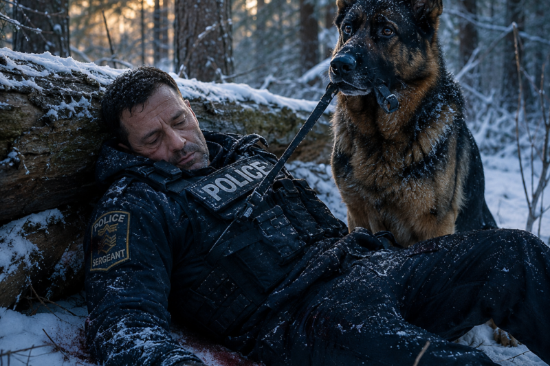 The Sergeant Was Dying in the Snow—Then His K9 Did the One Thing No One Had Ever Trained Him to Do