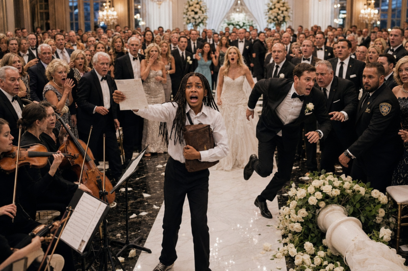 MED “STOP THIS WEDDING!” IN FRONT OF 300 RICH GUESTS — WHAT SHE PULLED FROM HER MOTHER’S SATCHEL MADE THE GROOM RUN IN 3 SECONDS