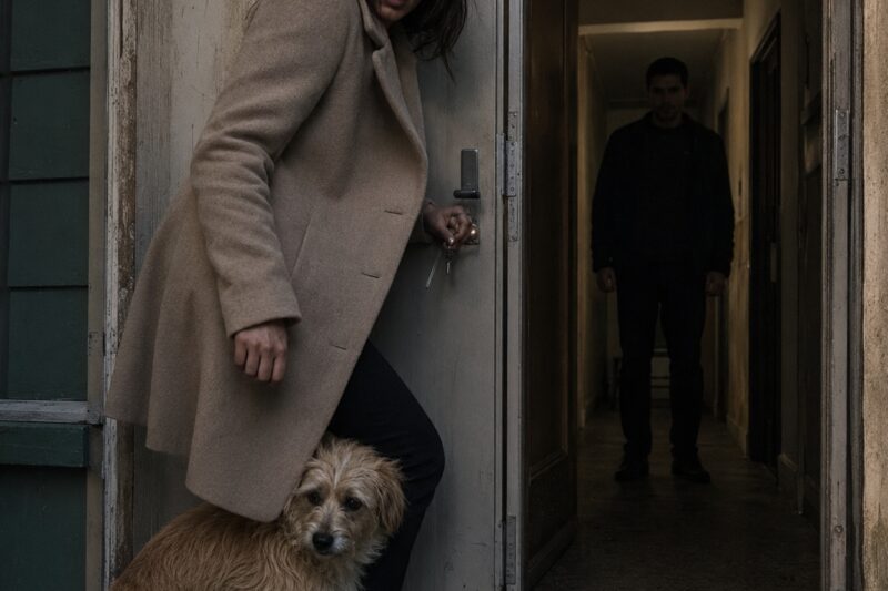 When an unfamiliar dog blocked my front door, I thought he was lost, frightened, or confused.