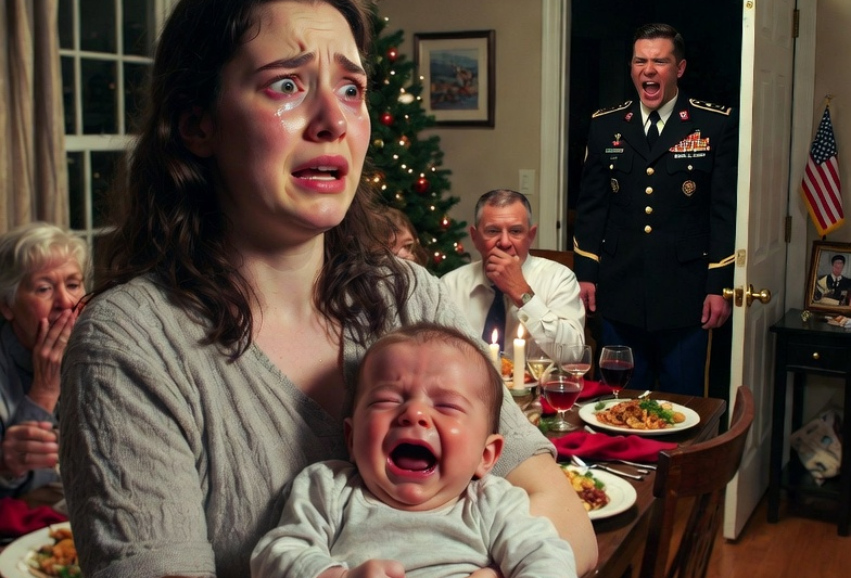 My Brother Slapped My Baby At Christmas Dinner — I Fought Back, But They All Mocked Me…
