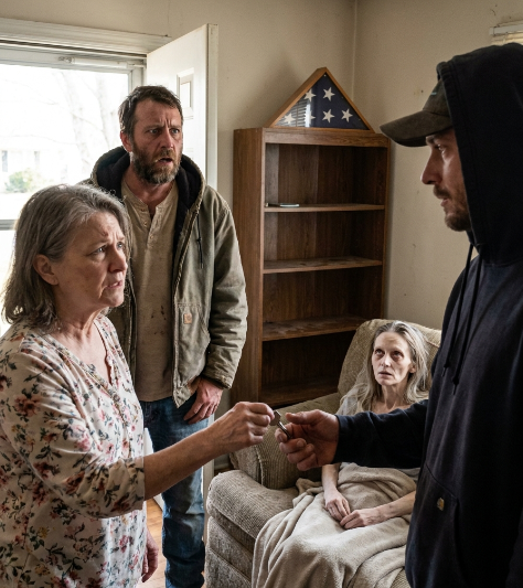 WHEN I CAME HOME AFTER THREE MONTHS AWAY, I FOUND MY WIFE STARVING IN OUR OWN HOUSE — THEN I SAW MY MOTHER HAND MY SAFE KEY TO A STRANGER