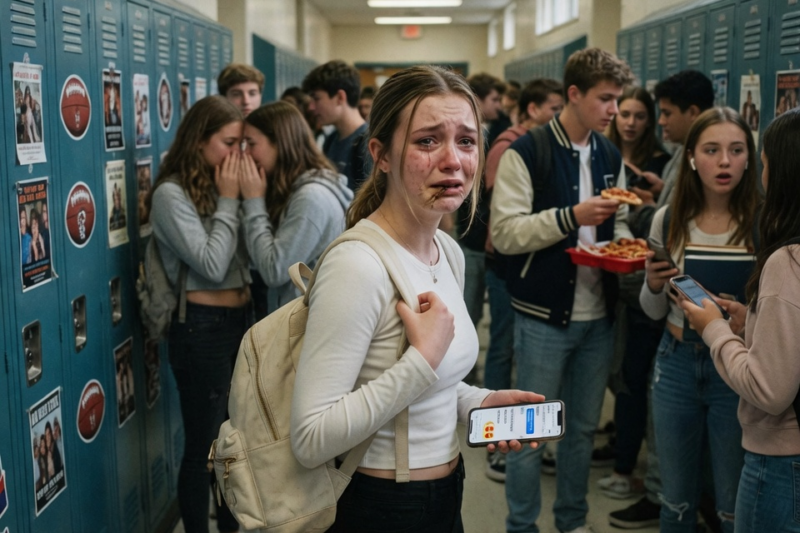 TODAY, SOMEONE DECIDED TO DESTROY THE MOST POPULAR GIRL IN SCHOOL.