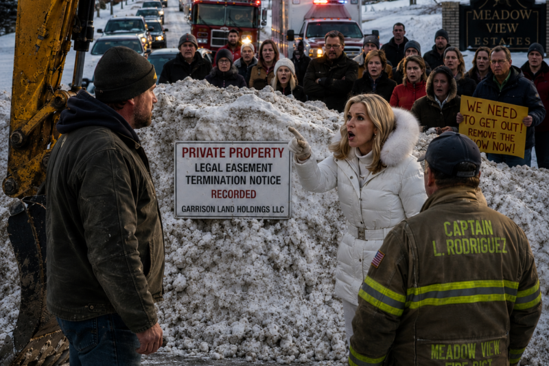 HOA DUMPED THEIR WINTER SNOW ON MY PROPERTY — SO I SEALED THEIR STREET WITH IT AND MADE THEM BEG TO GET OUT