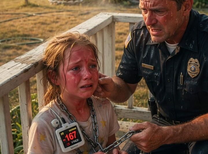 SHE WAS ONLY READING ON THE PORCH. THE CHAIN AROUND HER WAIST TOLD A DIFFERENT STORY. AND HER FATHER CAME HOME JUST IN TIME TO HEAR HER SCREAM.