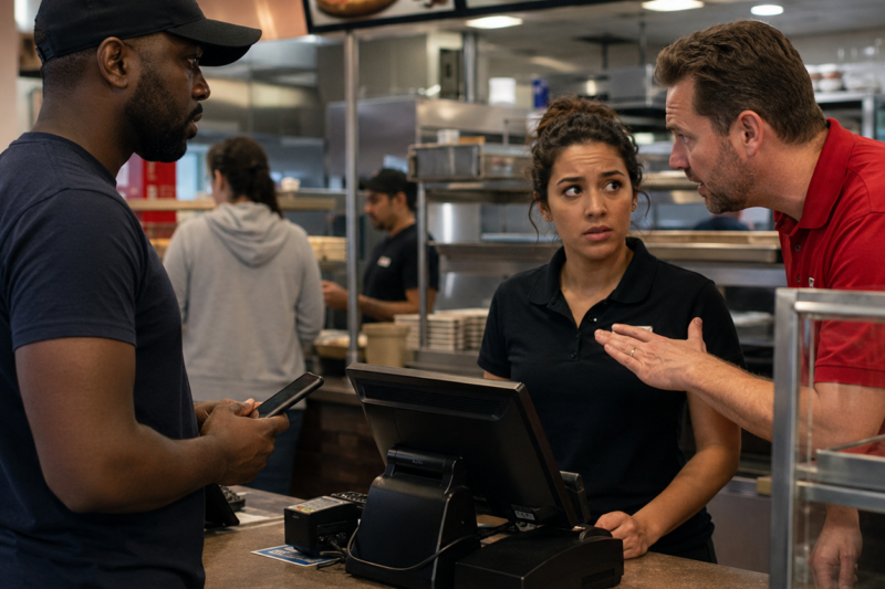 Undercover Black Owner Orders Burger at His Chain, What He Heard the Cashier Say Next Broke Him