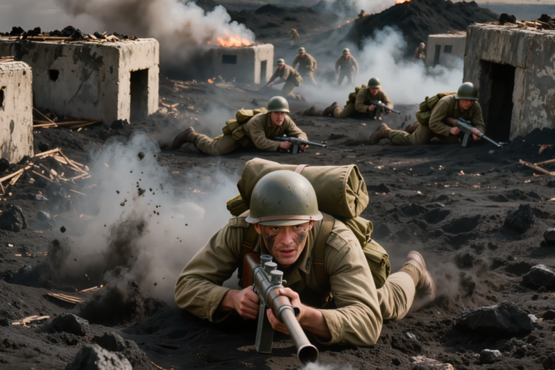 The Marine They Said Was Too Short—Then Iwo Jima Sent Him Alone Against Seven Pillboxes and Three Bayonets