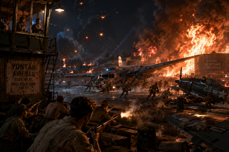 The Night Japanese Commandos Landed on an American Airfield—And Every Mechanic Grabbed a Rifle