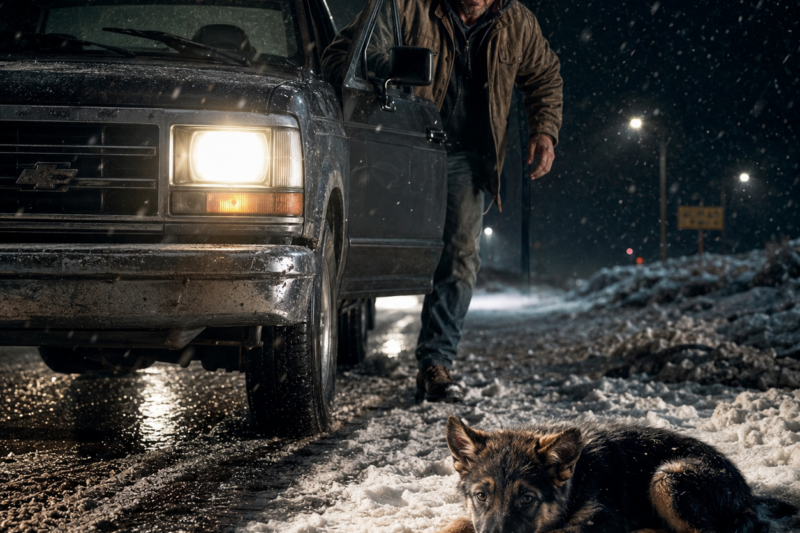 They Left the K9 Puppy Freezing in the Snow—Then the Man Who Saved Him Discovered Why They Wanted Him Back