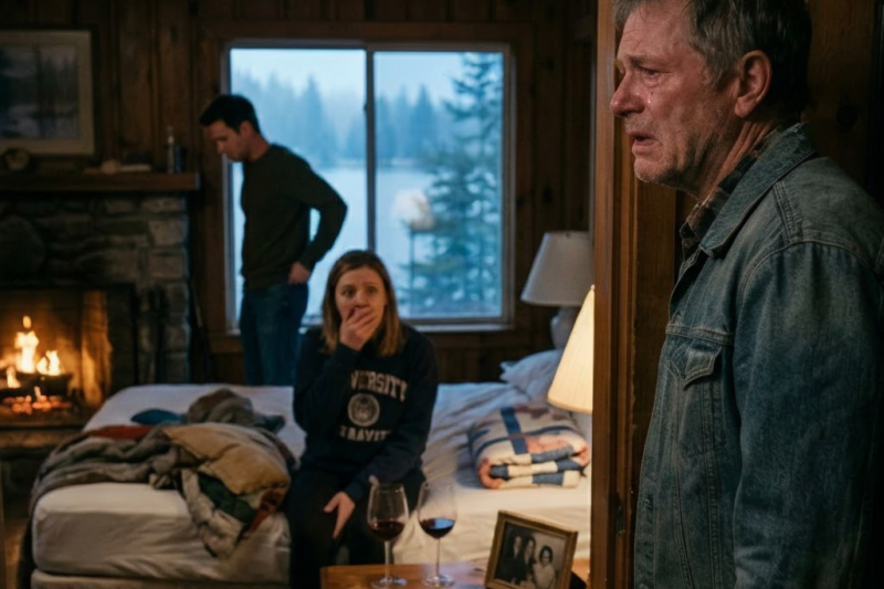 I ARRIVED EARLY AT MY COTTAGE AND FOUND MY SON’S WIFE WITH ANOTHER MAN.