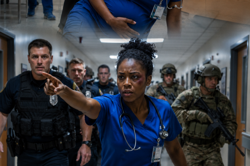 ER Doctor Humiliates a Pregnant Nurse — Minutes Later, Military Police Storm In