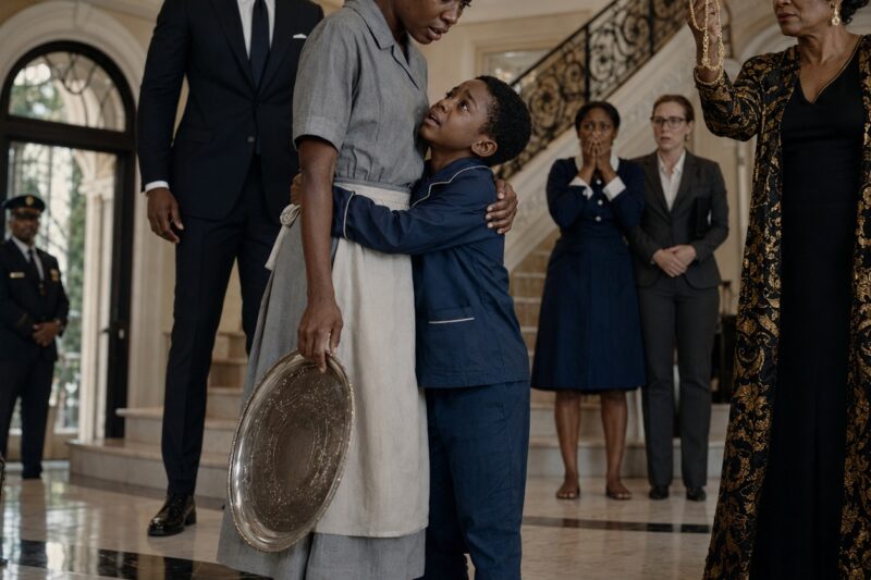 HE RAN STRAIGHT INTO MY ARMS, CLUTCHED MY FADED MAID’S DRESS, AND WHISPERED, “MOM.”