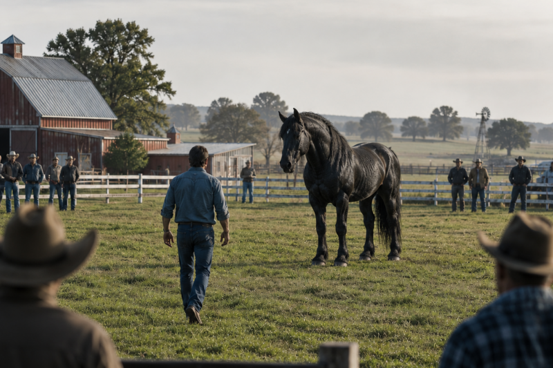 Everyone Feared the Giant Wild Horse — Until a Struggling Veteran Gave Him a Name
