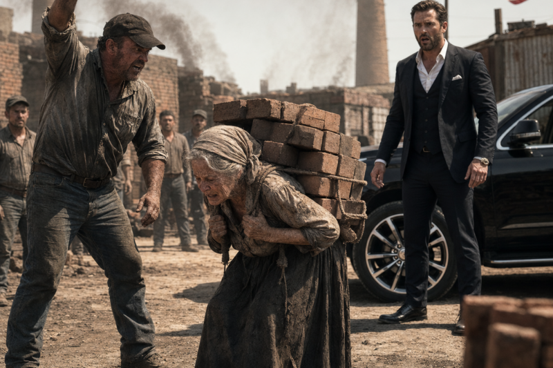 He Returned a Millionaire After 6 Years and Found His Mother Enslaved, Carrying Bricks: No One Imagined the Masterful Lesson He Would Teach the Powerful Man Who Humiliated Her