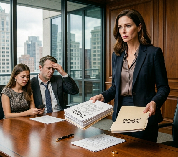MY HUSBAND TOLD ME HIS MISTRESS WAS “WORTHY” OF HIS NAME.  THEN HE SENT ME DIVORCE PAPERS LIKE I WAS THE ONE WHO SHOULD BE ASHAMED.  BUT HE FORGOT WHO WROTE THE PRENUP HE WAS TRYING TO ESCAPE.