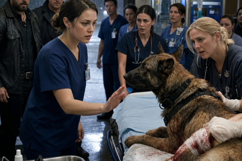 No One Could Touch the Wounded SEAL K9—Until the Rookie Nurse Whispered One Word