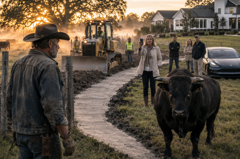 THE HOA BUILT A BIKE PATH THROUGH MY CATTLE PASTURE — THEN MY BULL TAUGHT THEM WHAT ACTIVE RANCH LAND MEANS