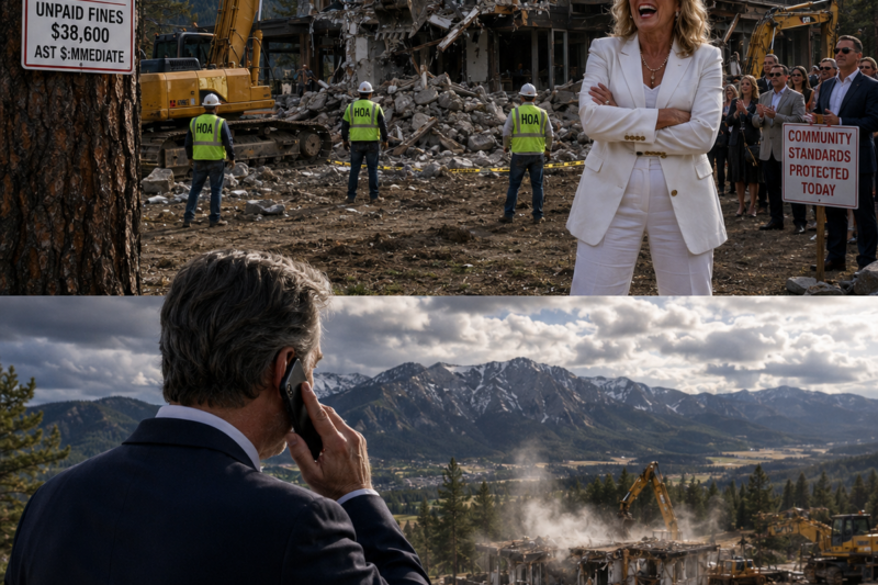 HOA DEMOLISHED MY MOUNTAIN MANSION FOR “UNPAID FINES” — THEN THEY FOUND OUT THEY HAD JUST TARGETED THEIR GOVERNOR