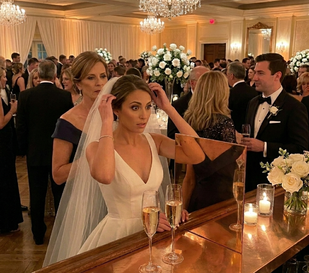 MY MOTHER-IN-LAW SLIPPED THREE CLEAR DROPS INTO MY CHAMPAGNE AT MY OWN WEDDING.