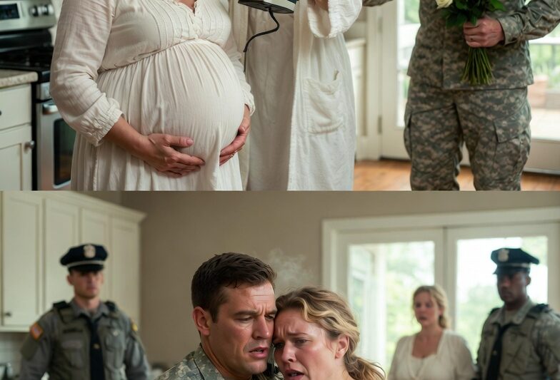 The Soldier Came Home Early With Flowers—And Found His Pregnant Wife Cornered by His Mother