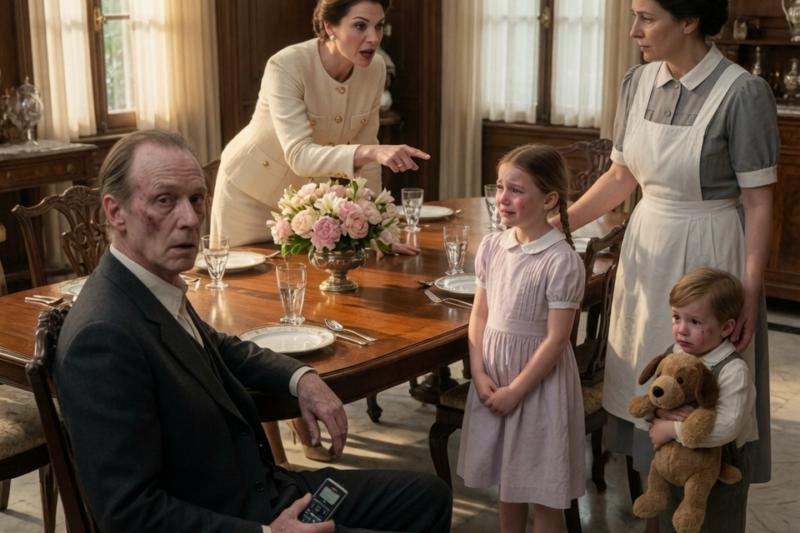 THE MILLIONAIRE OPENED HIS EYES AND PRETENDED HE DIDN’T KNOW HIS OWN CHILDREN