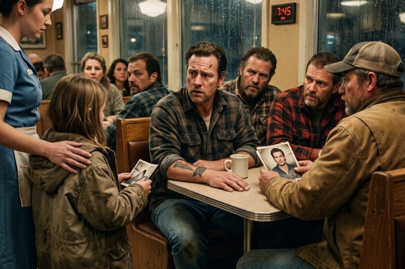 THE LITTLE GIRL POINTED AT HIS TATTOO. THEN SHE WHISPERED HER FATHER’S NAME. AND EVERY MAN AT THAT TABLE STOPPED SMILING.