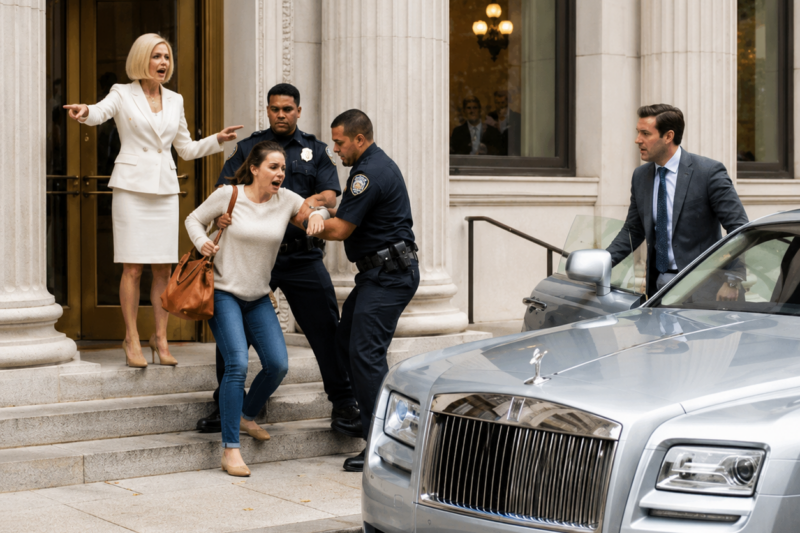 AT THE BANK, THE ARROGANT MANAGER THREW ME OUT LIKE TRASH JUST FOR WITHDRAWING MY OWN MONEY AND SAID, “PEOPLE IN YOUR CIRCUMSTANCES DON’T NEED $500” — BUT SHE DIDN’T KNOW MY HUSBAND OWNED THE BANK’S BIGGEST ACCOUNTS