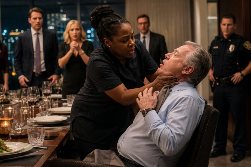 SHE WAS ONLY SUPPOSED TO CLEAN THE HALLWAY. NOBODY EXPECTED HER TO NOTICE THE SALAD. BUT ONE BITE COULD TURN A BILLION-DOLLAR DINNER INTO A FUNERAL.