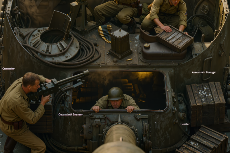 The Burning Steel Coffin—The Real Horror Inside a Sherman Tank Crew