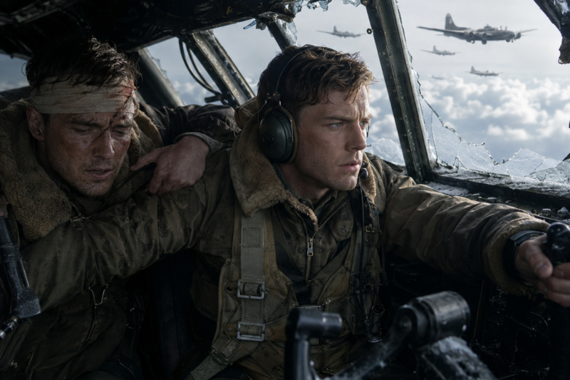 “THAT FORTRESS WON’T BREAK AWAY!” — THE B-17 CO-PILOT WHO FOUGHT HIS OWN PILOT FOR TWO HOURS OVER GERMANY