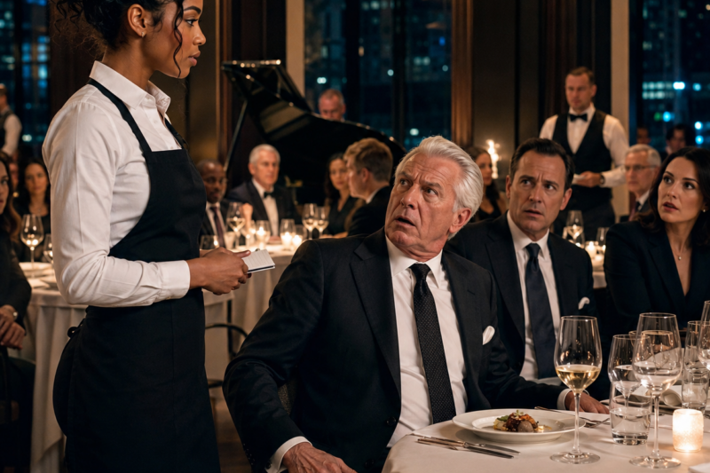 BILLIONAIRE MOCKED A BLACK WAITRESS IN RUSSIAN — THEN THE ENTIRE RESTAURANT ERUPTED WHEN SHE ANSWERED IN HIS OWN LANGUAGE