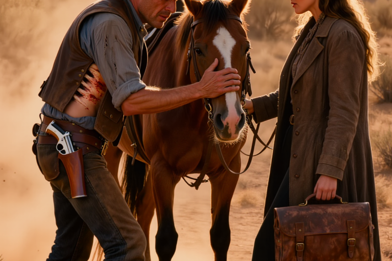 A Broken-Rib Cowboy Tried to Saddle Up—Until the Mysterious Woman Took the Reins